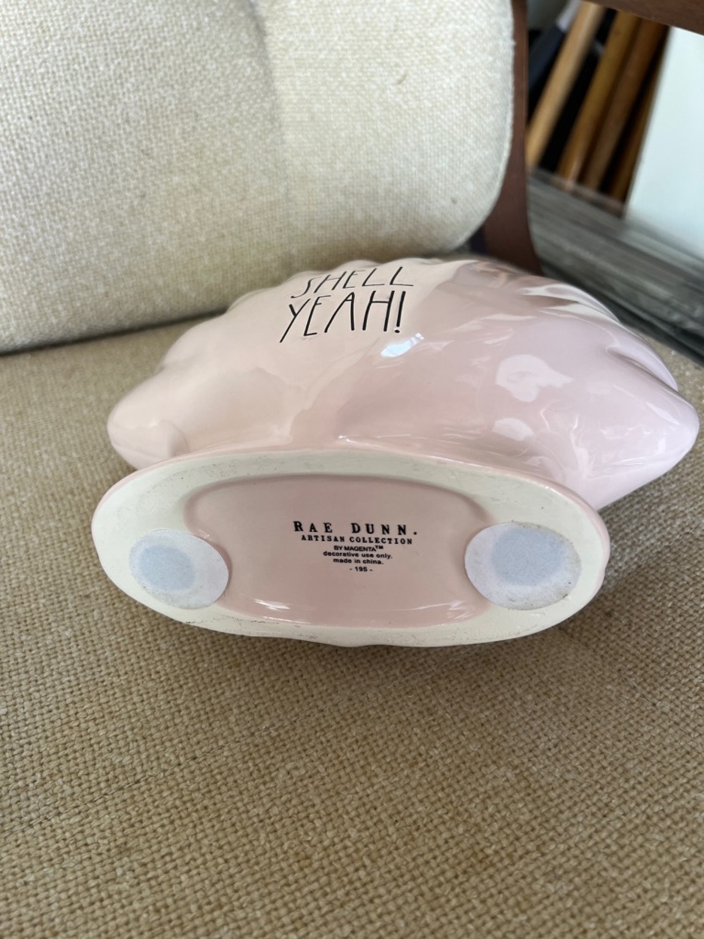 Shell Yeah! Pink Ceramic Shell Decor - Picture 2 of 3